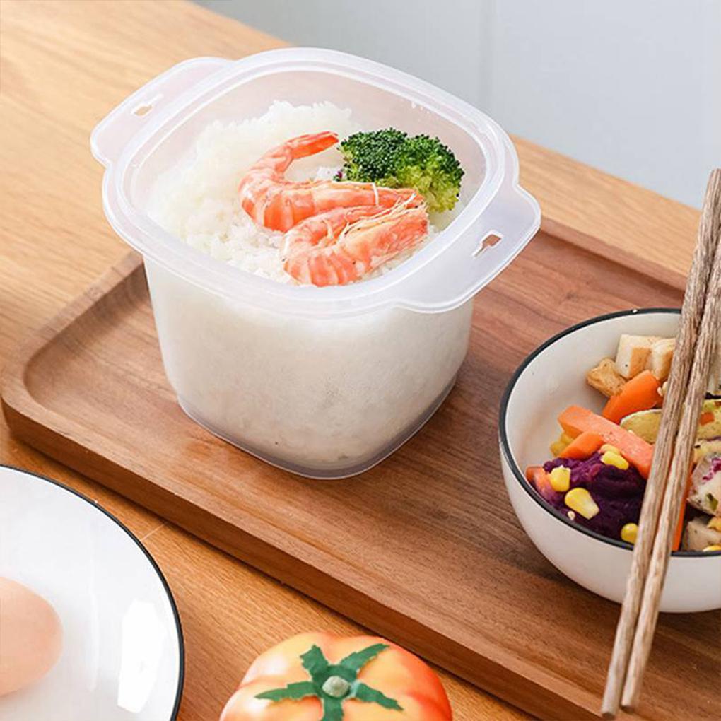 Microwave Rice Cooker Multifungsi Steamer Panas Wadah Sup Bento Kotak Makan Gandum Cereal Organizer Utensils Tools