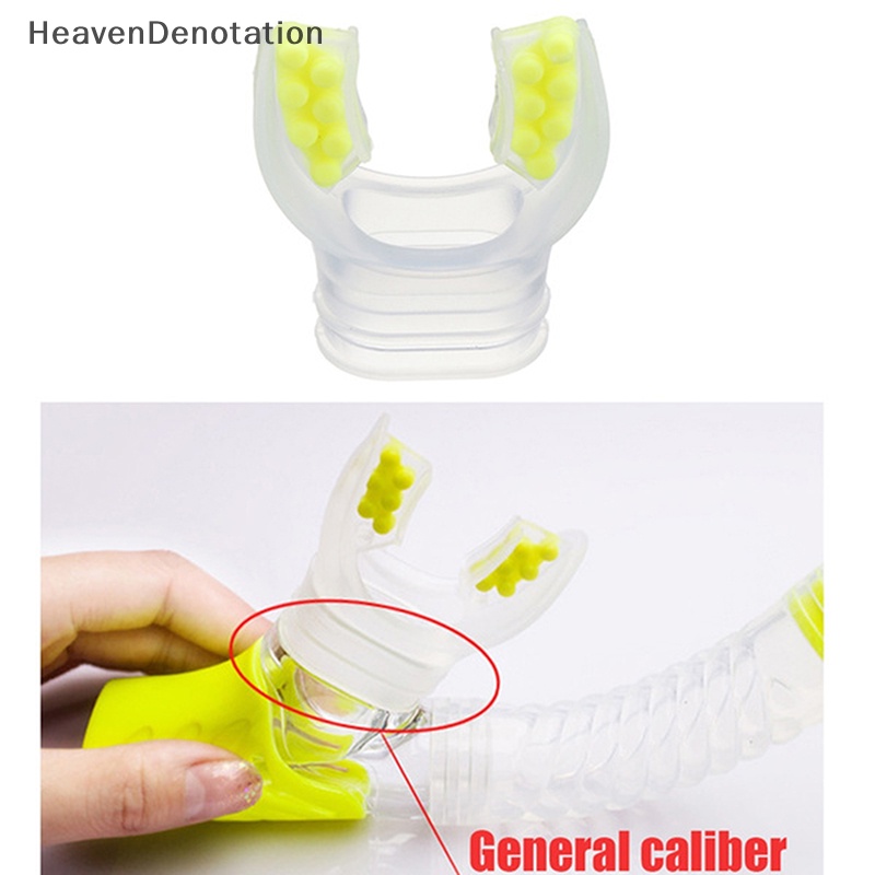 [HeavenDenotation] Silicone Throwaway Underwater Diving Breathe Tube Snorkeling Menyelam Mulut Regulator HDV