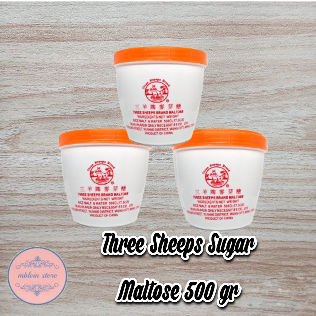

Gula Three Sheeps Sugar Maltose 500 Grm