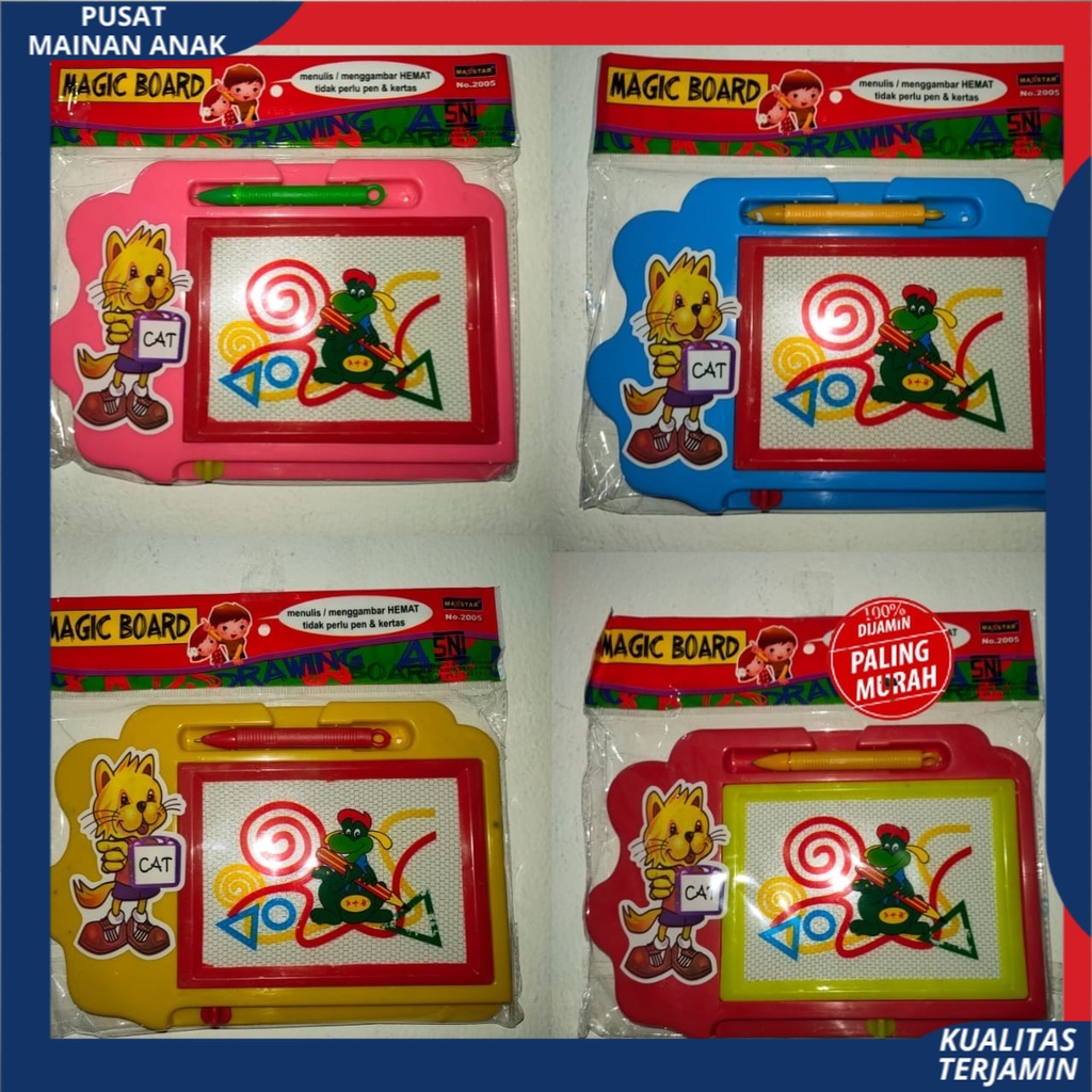 Mainan Anak Drawing Board Magnetic Papan Tulis Magnetik Hapus Gambar Edukasi belajar dan bermain