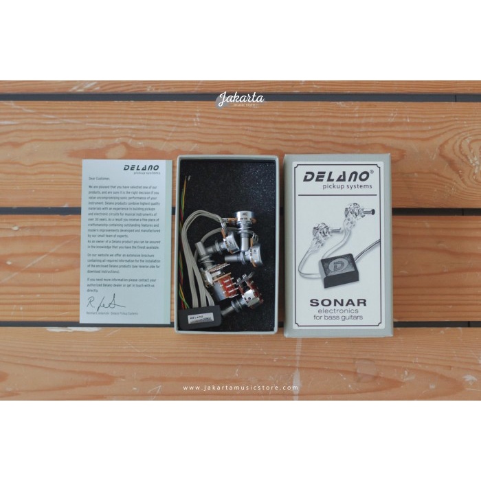 DELANO SONAR 3 MS Bass Preamp Onboard / pre amp EQ 3 band