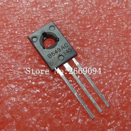 10 Buah 10Pcs B649A B649 2SB649A B649AC 649 Transistor To-126 Silicon PNP Epitaxial