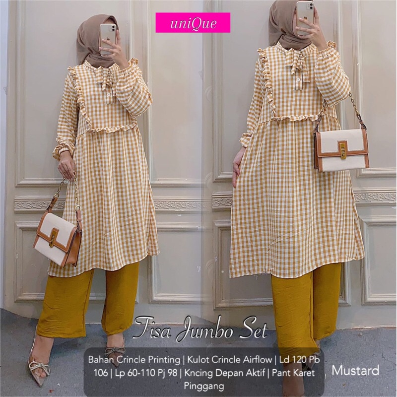 TISA JUMBO SET ORI UNIQUE | Ld120 Crinkle