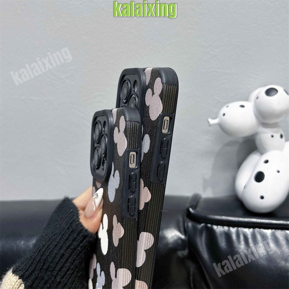 IPHONE Mickey Soft Case Untuk Iphone11 12 13 14 Pro Max14 Plus Xs Max X XR 7 8 Plus Sarung Belakang Lembut