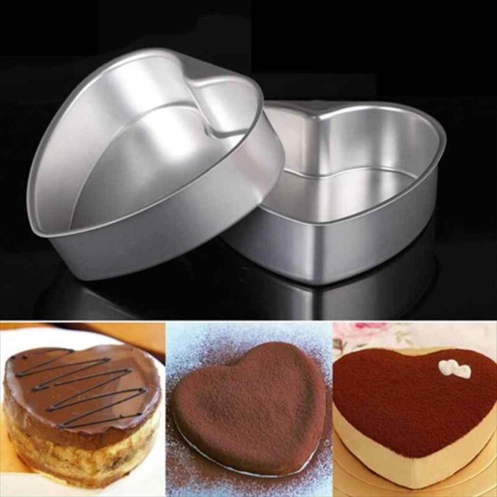 LOYANG KUE BENTUK HATI BELVIN - HEART CAKE MOLD ANTI LENGKET 16 CM