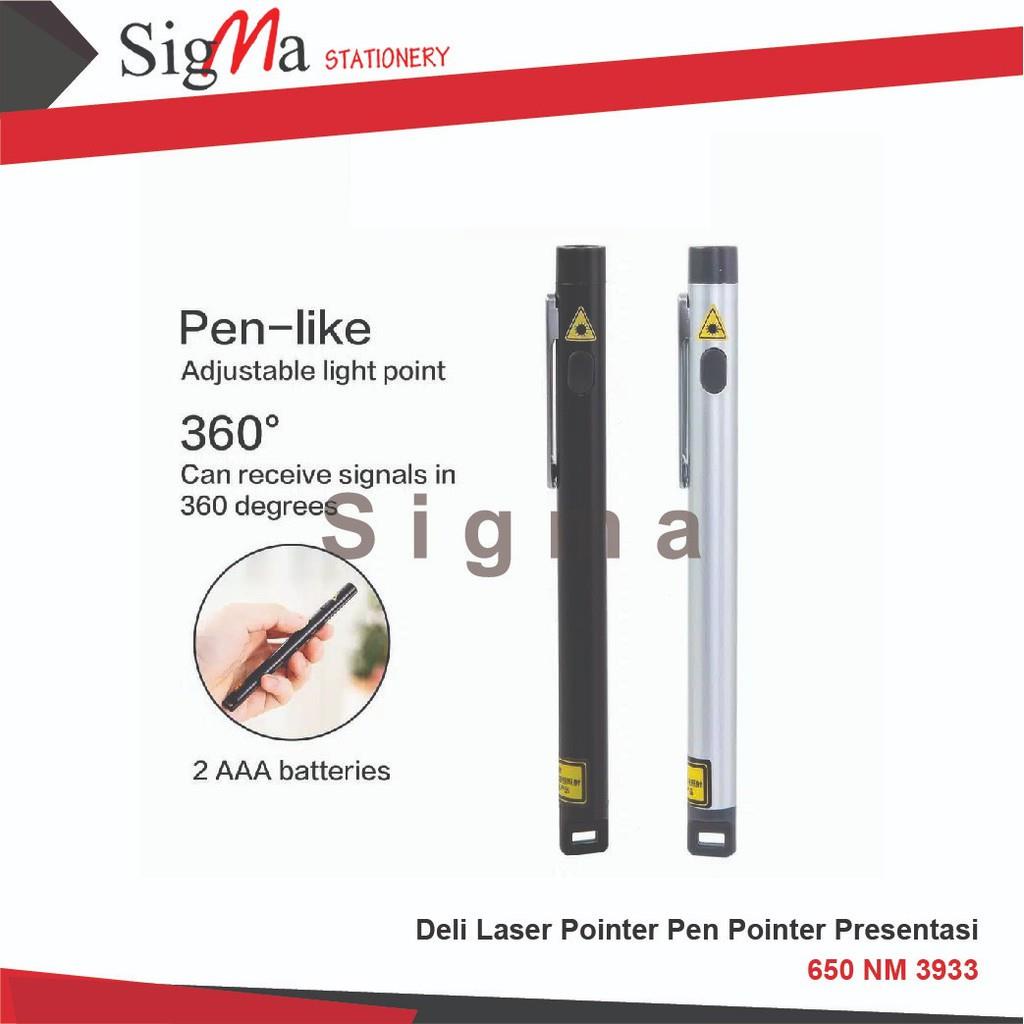 

Laser Pointer No. 3933 Deli Laser Penunjuk Presentasi (Pcs)