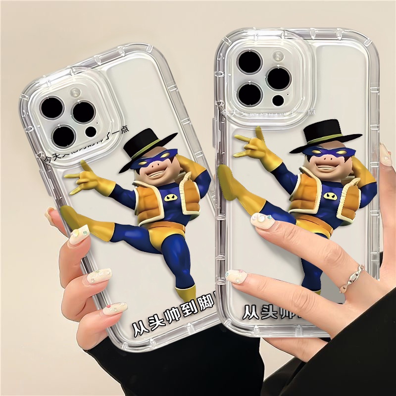 IPHONE Soft Phone Case Kompatibel Untuk Iphone14 13 11 12 Pro XS Max X Xr7 +8 Plus Casing Babi Ganteng TPU Silikon Shockproof Cover