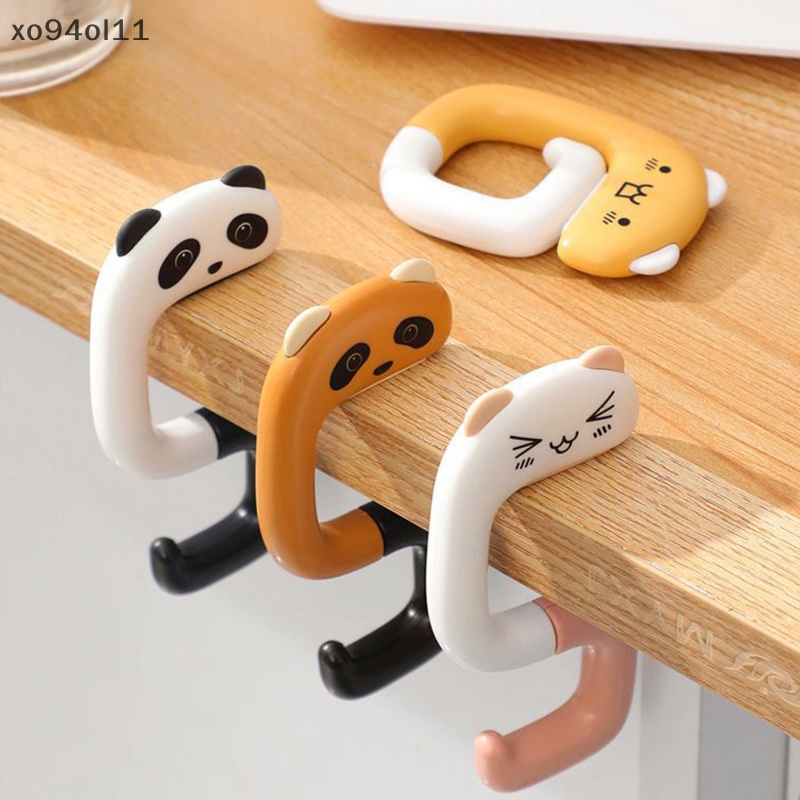 Xo Travel Portable Tas Plastik Lucu Animal Hook Untuk Gantung Hias Meja Dompet Tas Kait Dinding Gantungan Holder Handbag Hanger OL