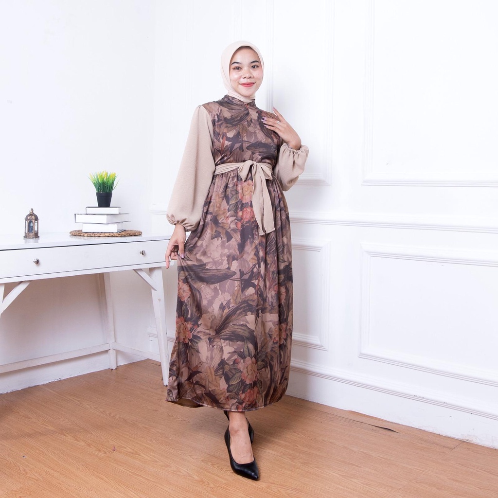 BEFAST - ZNF DRESS MAXY MESYA / GAMIS ARMANY / Fashion Wanita Muslimah / Dress Lengan Panjang Keluaran Terbaru / Outfit Wanita Hijab Style / Gamis Kondangan Wanita Formal / Terlaris