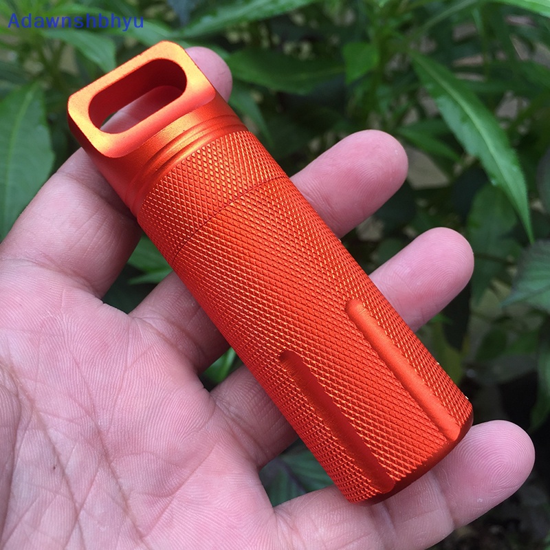 Adhyu Botol Minum Mini Box Outdoor Survival Tahan Air Obat Pil Camping ID