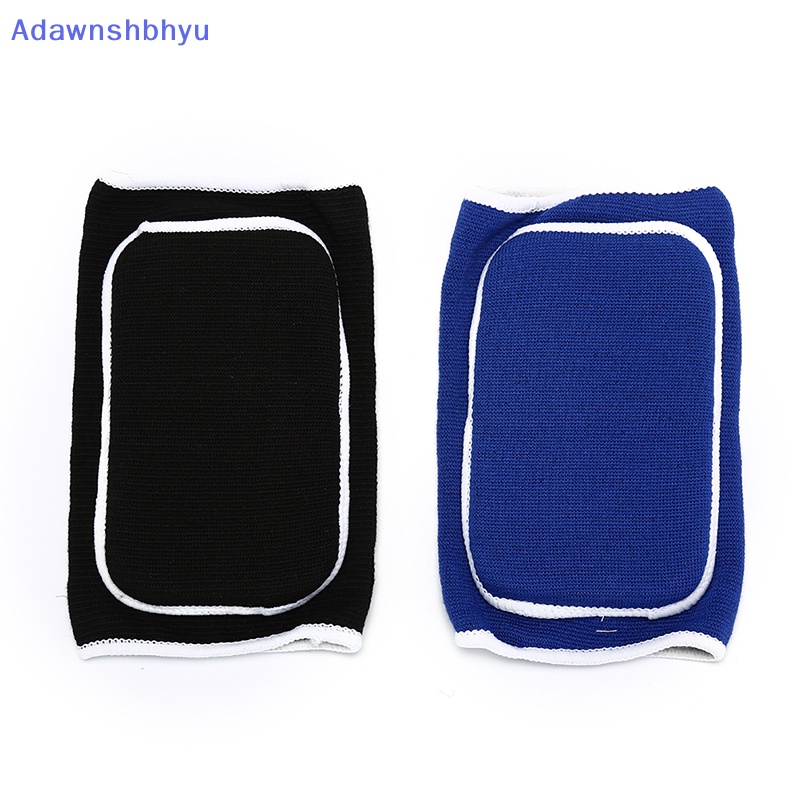 Adhyu 1pc Sport El Pad Spons Basket crash Support Brace Pads El Penyangga Pad Spon Basket crash Support Brace Pads Olahraga El Pad Warna Hitam, Biru Spon +Rajut ma