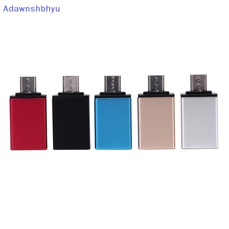 Adhyu Micro USB B Male to USB 2.0 A Female OTG Adapter Converter Kabel Portable ID