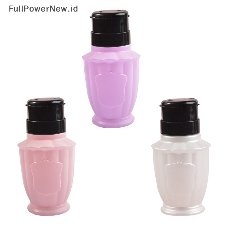 Power Botol Isi Ulang Portable Travel Kosong Plastik Nail Polish Remover Press Bottle ID