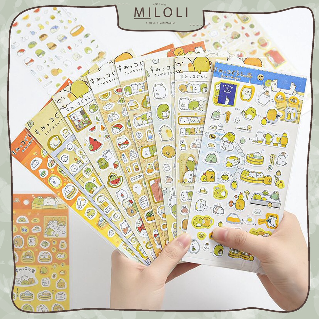 

[MILOLI] 1Pc CARTOON SUMIKKO GURASHI Sticker Cute Hias Jurnal Stiker - B0409