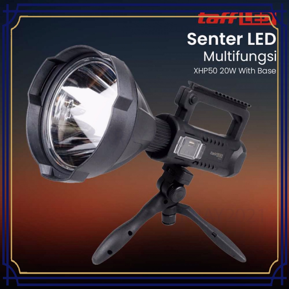 TaffLED Senter LED Multifungsi XHP50 20W With Base - W591