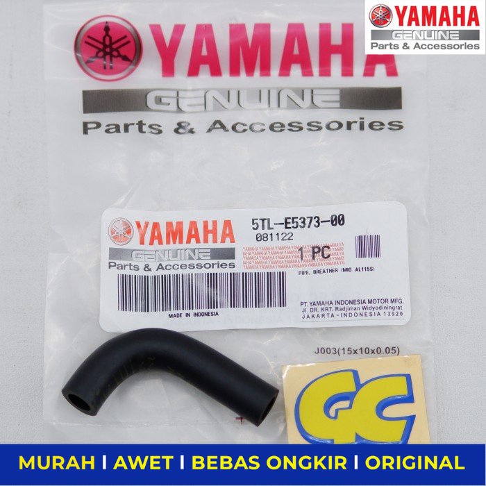 Selang Hawa Cvt  Selang Gear Box Yamaha Mio Fino Soul Karbu Ori - Sparepart Sperpart Spare Part Moto