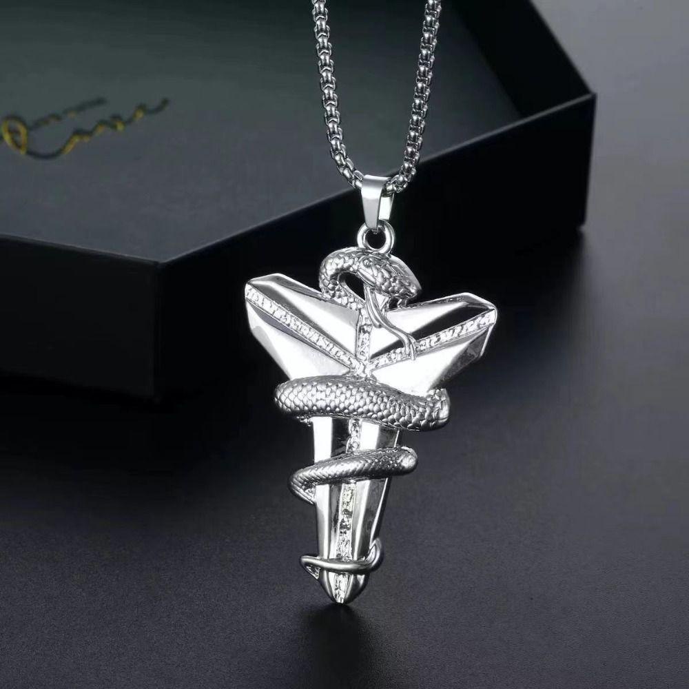 Needway Basket Fans Kalung Kepribadian Harian Aksesoris Perhiasan Street Wear Boho Jewelry Hip Hop Cross Necklace Untuk Basket Fans