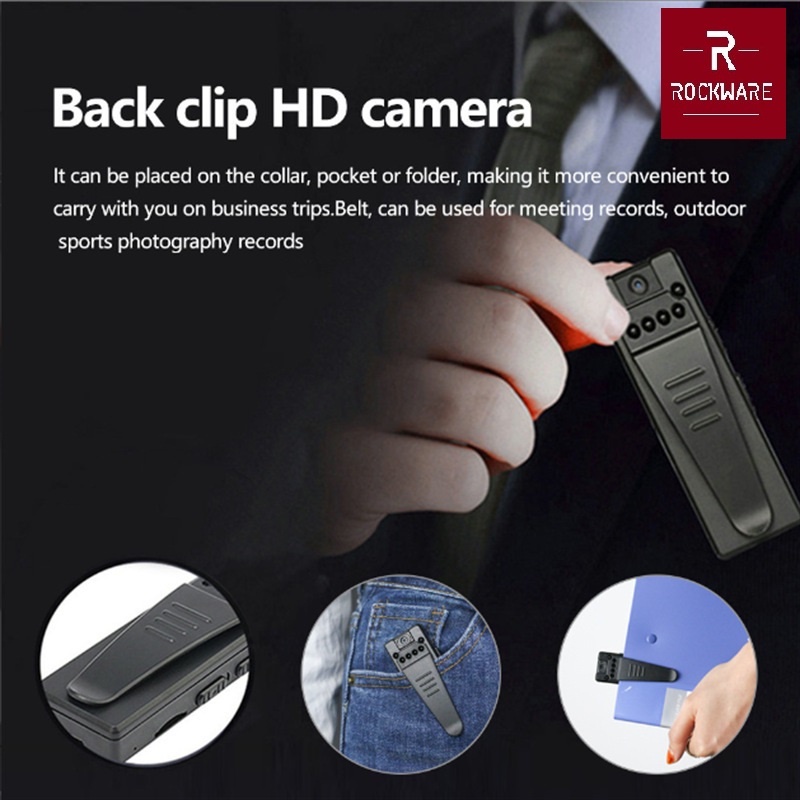 ROCKWARE H92 - Portable Voice Video Recorder - Rotating Camera Lens