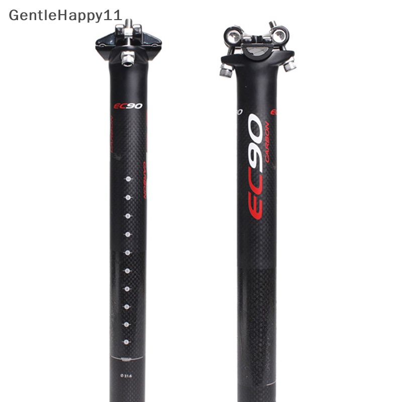 Gentlehappy EC90 3K Matte Full Carbon Fiber Seatpost Kursi Sepeda Jalan Saddle Post Tube New id