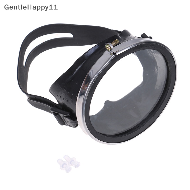 Gentlehappy HD Kacamata Anti Air Tempered Glass Stainless Diving Goggles Fisherman Renang id