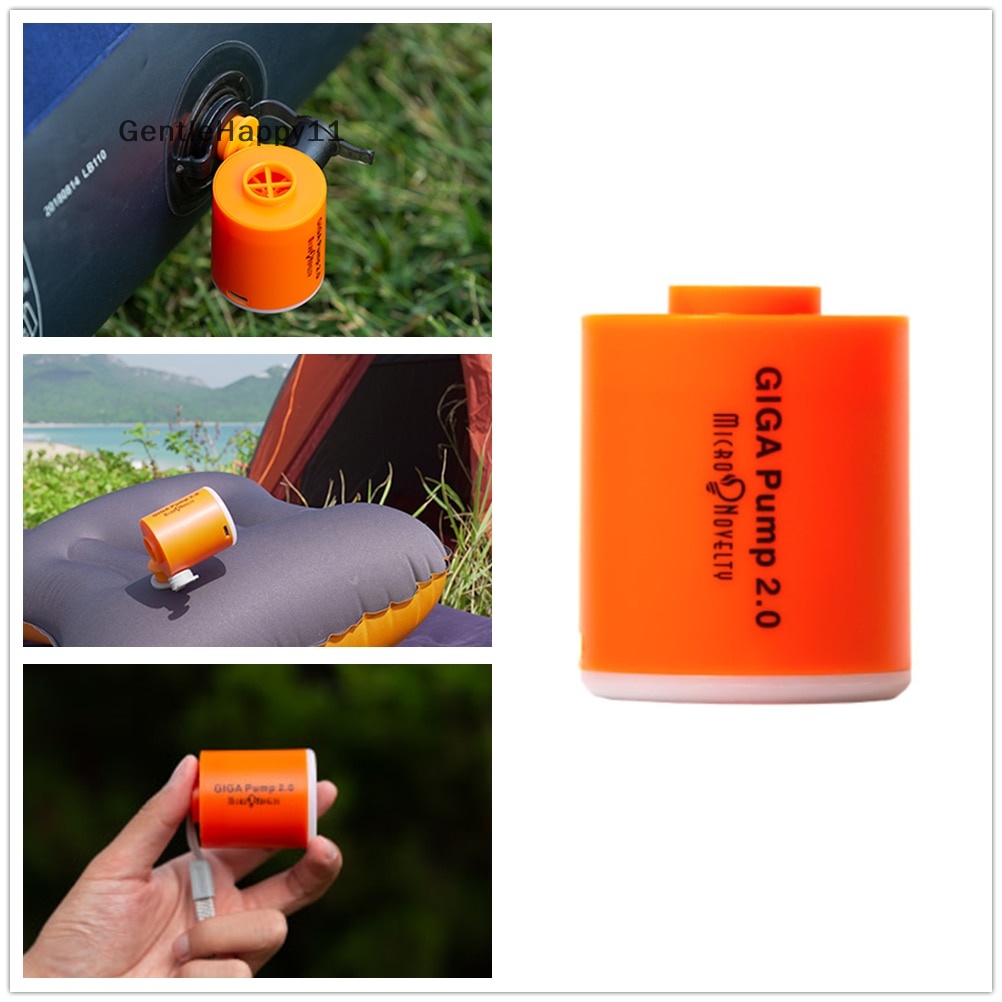 Gentlehappy GIGA Pump 2.0 Pompa Angin Mini Untuk Matras Matras Matras Camping Outdoor Portable Elektrik I id