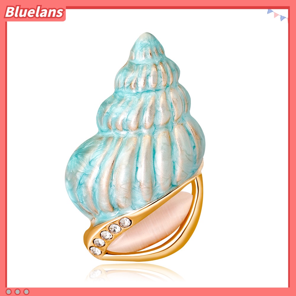 [BLS] Bros brooch Korsase Keong Biru Muda Segar