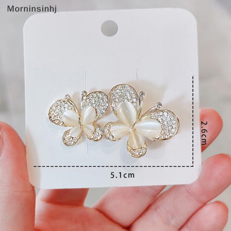 Mornin Bros Berlian Imitasi Untuk Wanita Opal Trendy Elegan Kupu-Kupu Brooch Pin Perhiasan Pesta Pernikahan Hadiah id