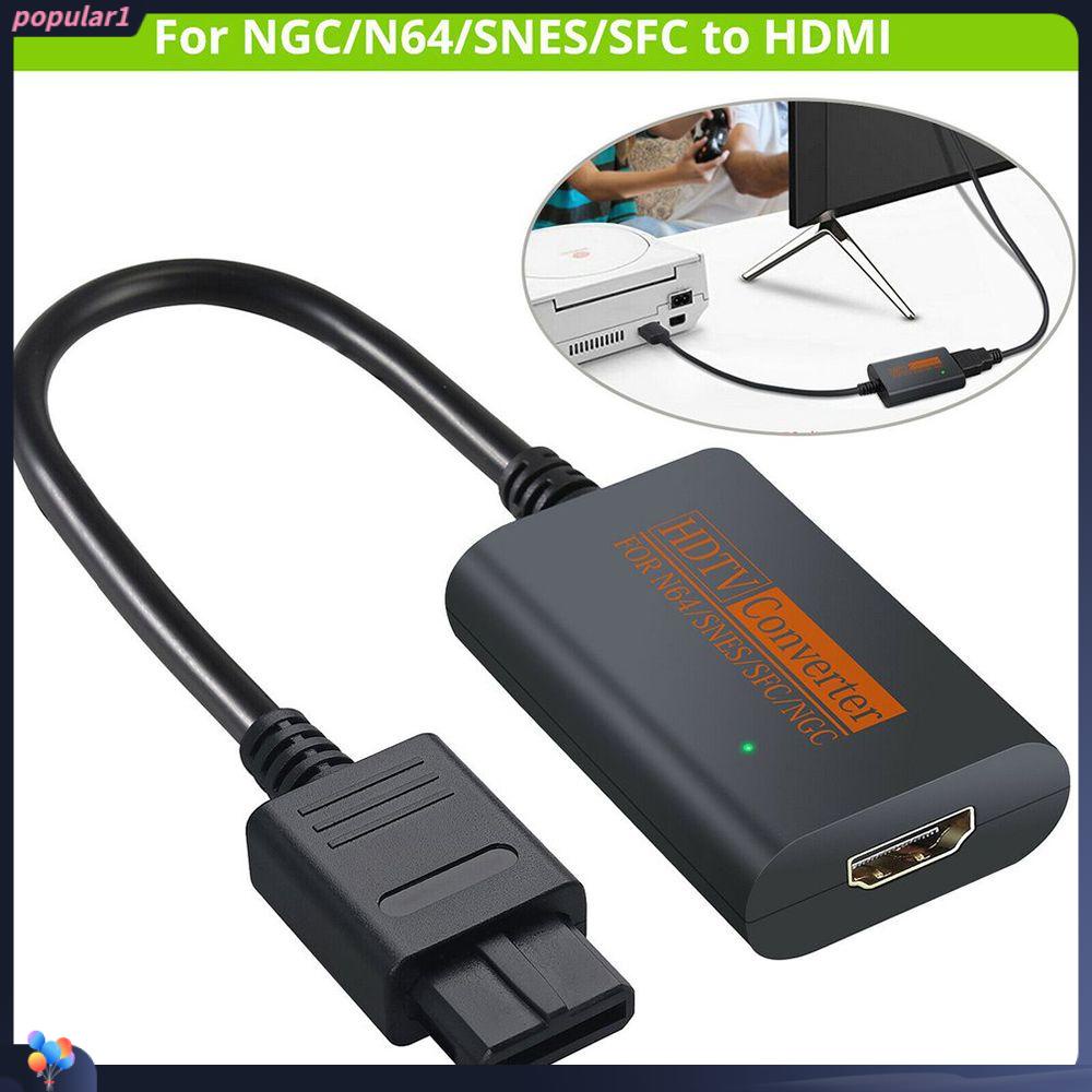 POPULAR Populer Untuk Nintendo N64 Aksesoris Super SNES/NGC HD N64 Converter Adapter