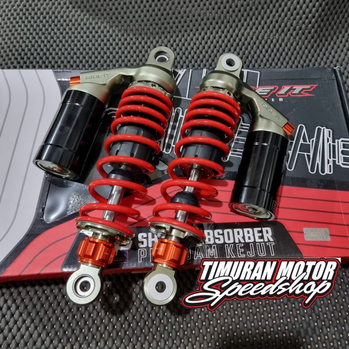 READY SHOCK RIDE IT GP 299 NEW PREMIUM 280 MM MERAH DOUBLE CLICK ORIGINAL