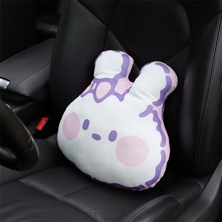 Bantal Leher Beruang Kartun Mobil, Bantal Lucu Kreatif Mobil