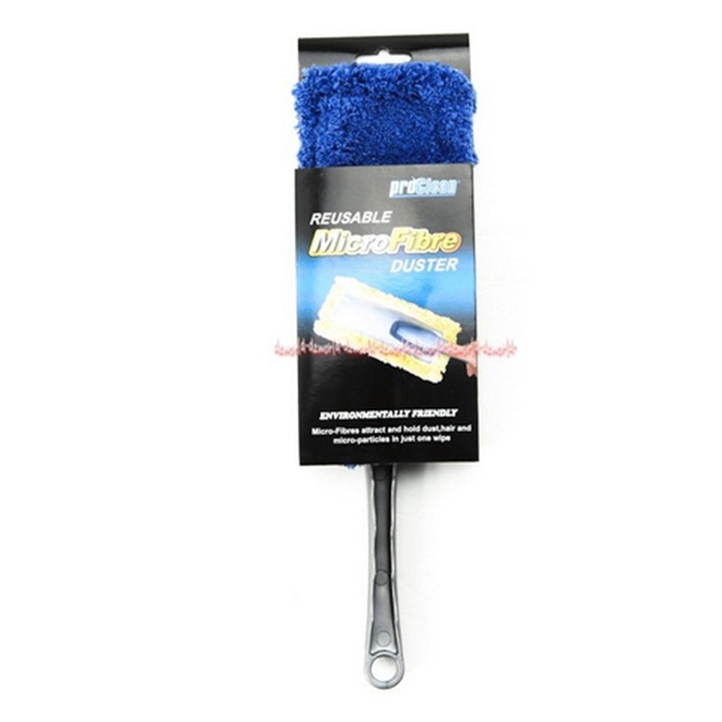 Proclean Reusable Microfibre Duster Blue Pro Clean Pembersih Debu Dengan Kain Microfiber Yang Lembut Warna  Biru Proclin Komoceng Kain Bisa Di Lepas Cuci