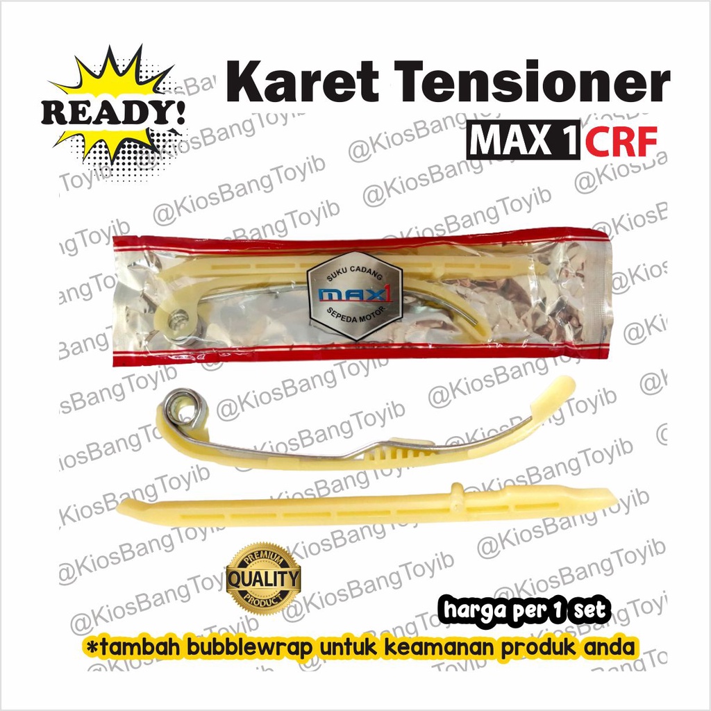 1set Karet Lidah Bantalan Tensioner Honda CRF 150 MEGAPRO NEW (Max1)