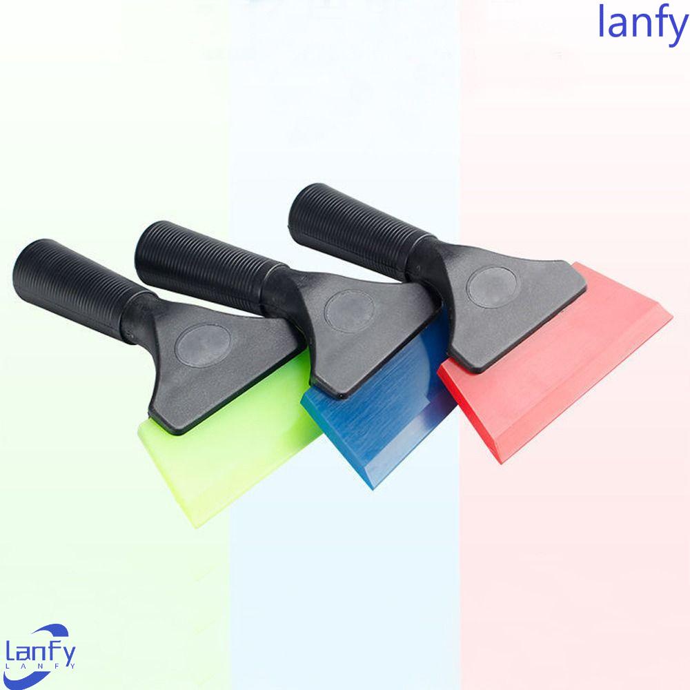 LANFY Scraper Film Mobil Portable High quality Tahan Lama Es Salju Scraper Vinyl Dapur Wiper Kaca Gelembung Udara Alat Penghilang Air Squeegee