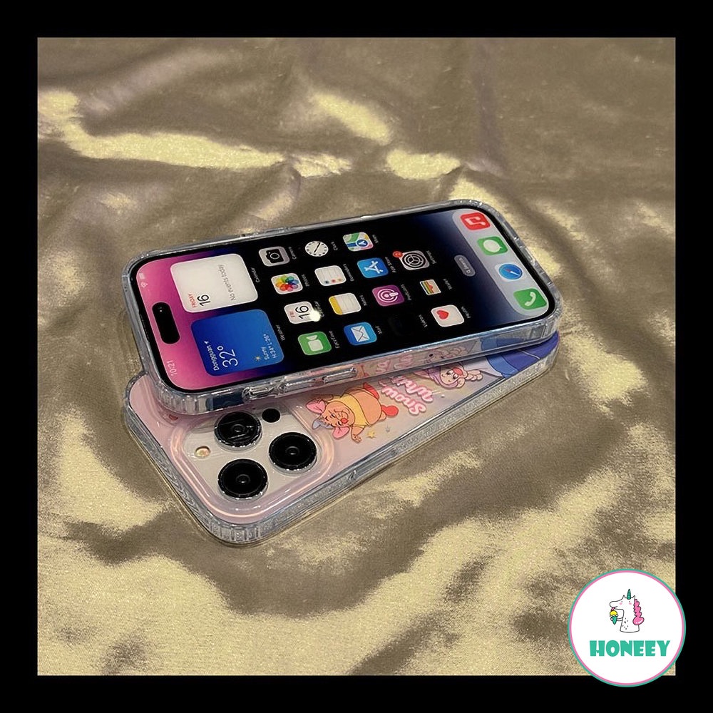 IPHONE Deluxe Kartun Disney Snow White Phone Case Kompatibel Untuk Iphone14 13 12 Pro Max 14 Pro Case Iphone11Sarung Belakang Tahan Guncangan