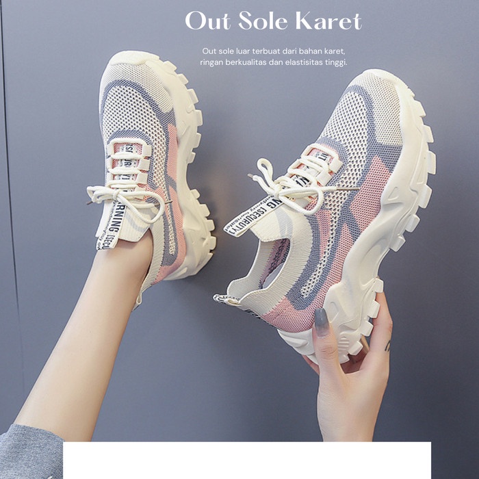 Sepatu Sneakers Wanita Sport Shoes Casual Sepatu Wanita Dewasa Import