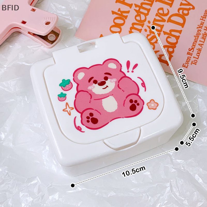 [BFID] Kawaii Sanrioed Desktop Storage Box Kotak Penyimpanan Kartun Cotton Swab Sundry Kotak Barang Kecil [ID]