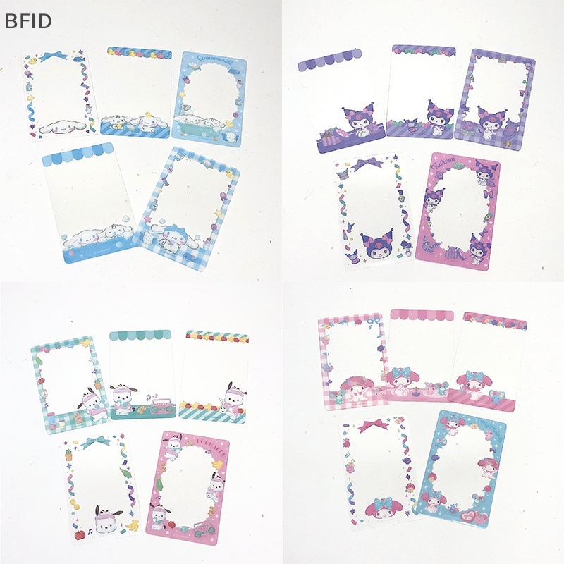 [BFID] 5pcs/set Kartu Transparan Kartun Lucu Dekorasi 3inch Idol Album Postcards Scrapbooking DIY Kolase Bahan Stiker Hadiah [ID]