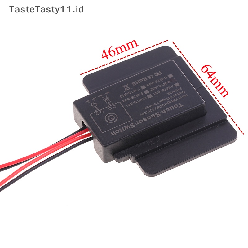 Saklar switch sensor sentuh touch indu anti radiasi esty funikasty 12-24 switch untuk lampu cermin .