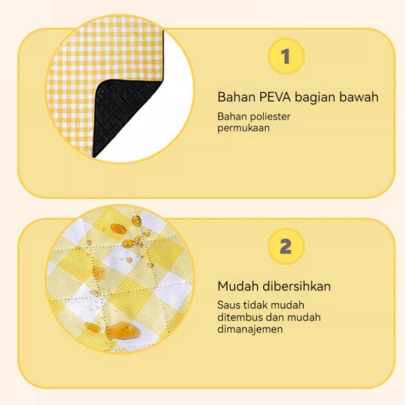 Akane Zora Piknik Tikar Piknik Outdoor TIKAR Piknik TEBAL WATERPROOF Alas 1.5 x 2 m