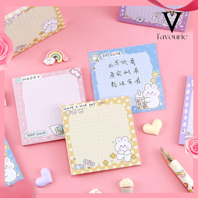 

CODSticky Notes Catatan ，Kreatif Stiker Pola Kartun Serbaguna Catatan-FA