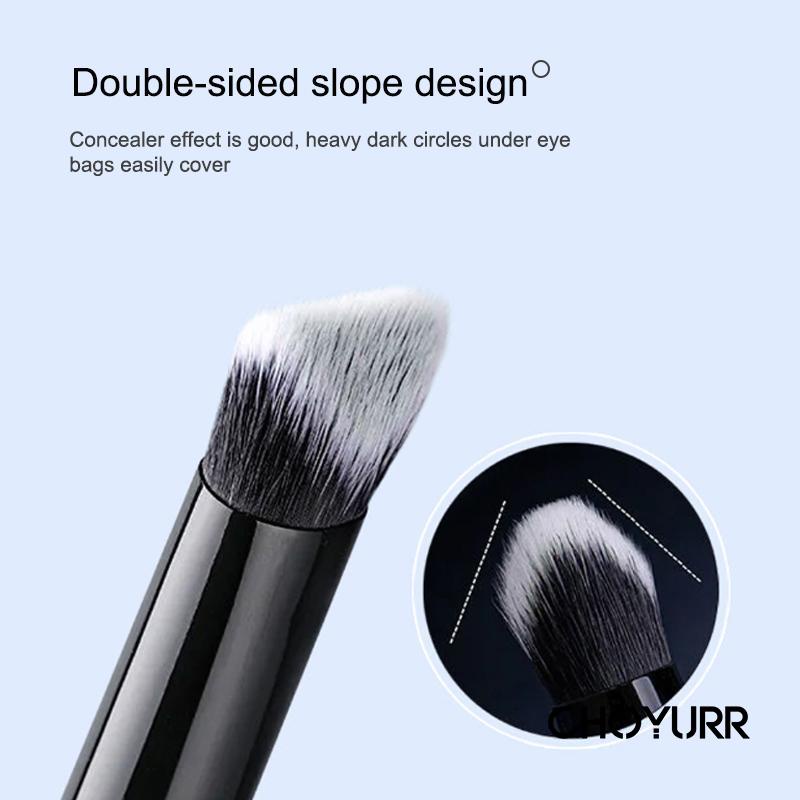 【COD】Concealer Make-up Brush Double-Sided Slope Foundation Kuas Rias-CH