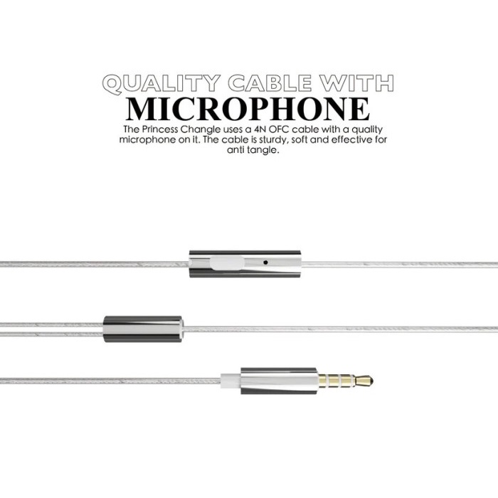 Tangzu Chang Le Princess Changle 6MM Driver In Ear Monitor With Mic