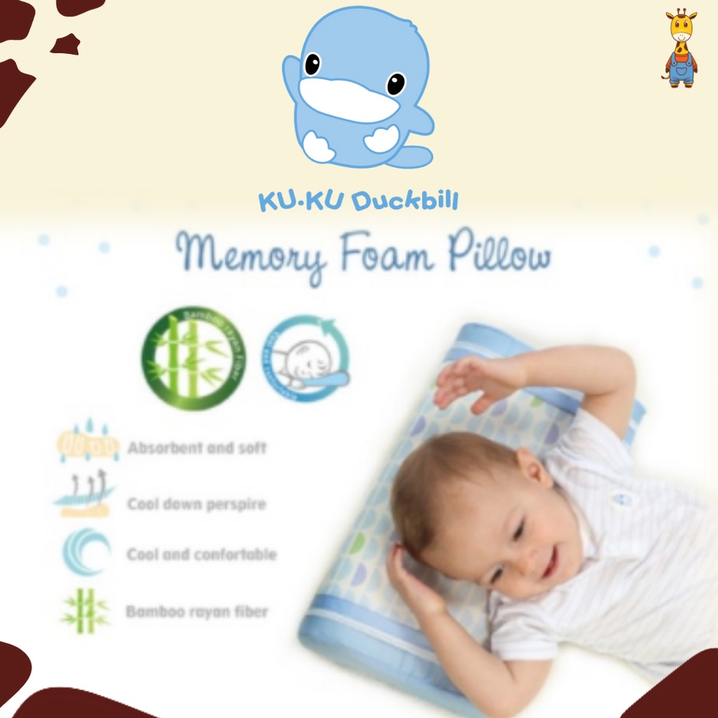 KUKU Duckbill Head Support Pillow KU2064 - Bantal Bayi