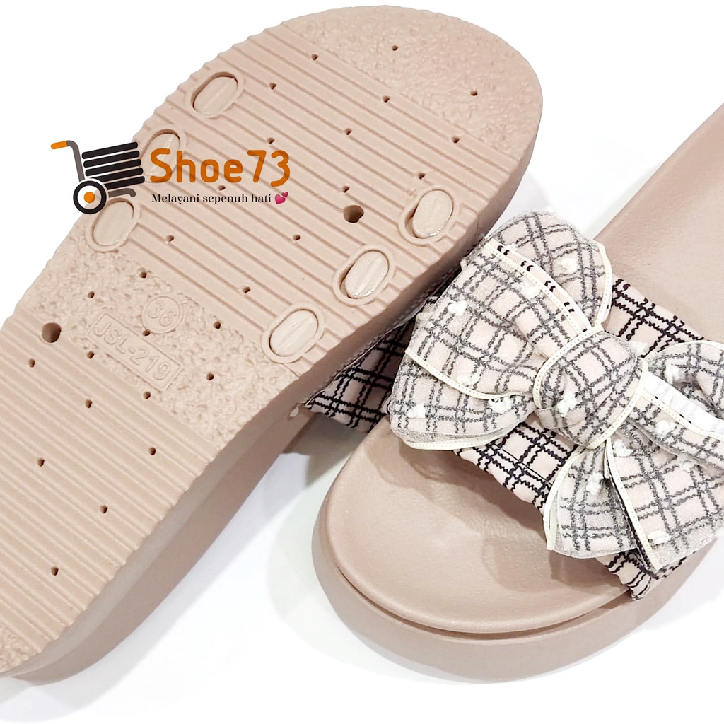 BARA-BARA 219 V-15 SIZE 36-40 ORIGINAL | Sandal Wedges Selop Jelly Pita Wanita | Sendal Kokop Impor