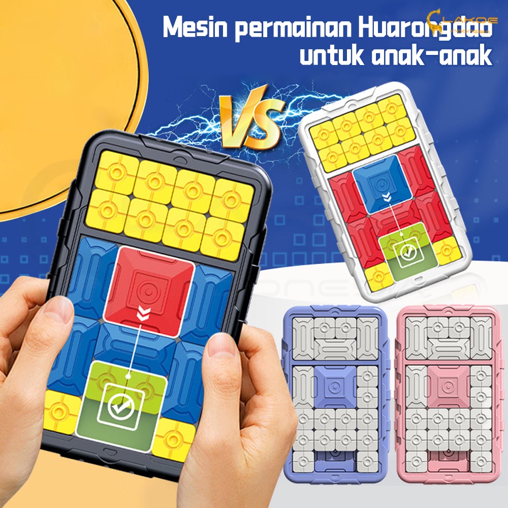 Lakoe Puzzle Geser Anak/Mainan Edukasi Anak Super Sliding Puzzle/Huarong Road Games