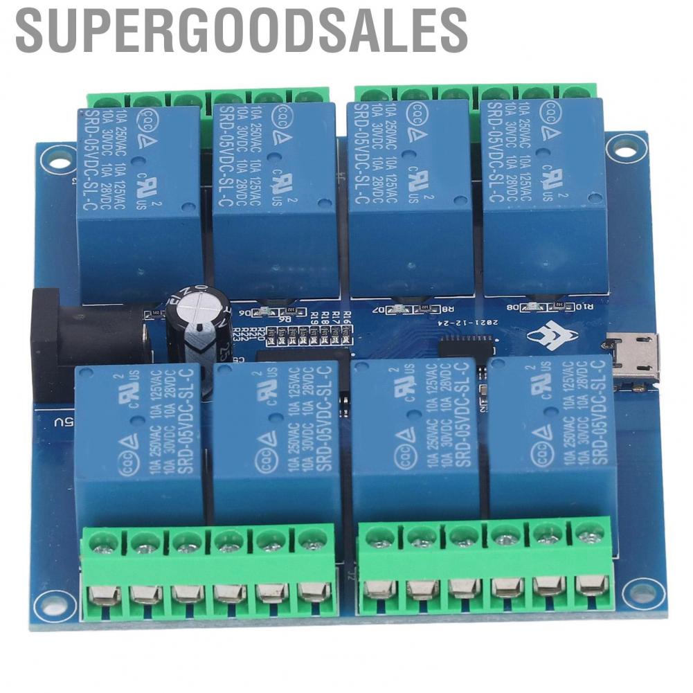 Supergoodsales Relay  HID Control  5V Intelligent 8 Channel USB Drive Free Module for Mechatronics