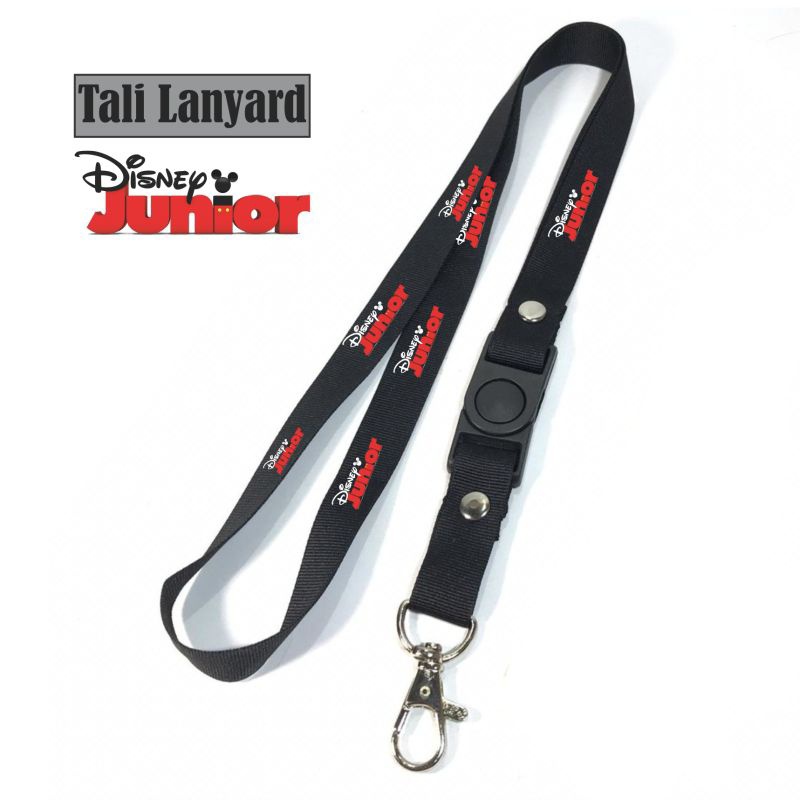 

lanyard DISNEY JUNIOR tali lanyard DISNEY FILMS gantungan kunci name tag id card kartu nama / tali lanyard gantungan leher fullprint