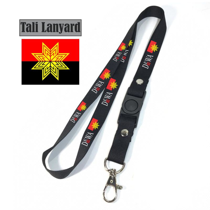 

lanyard DEWA 19 tali lanyard BAND POP gantungan kunci name tag id card kartu nama / tali lanyard gantungan leher fullprint