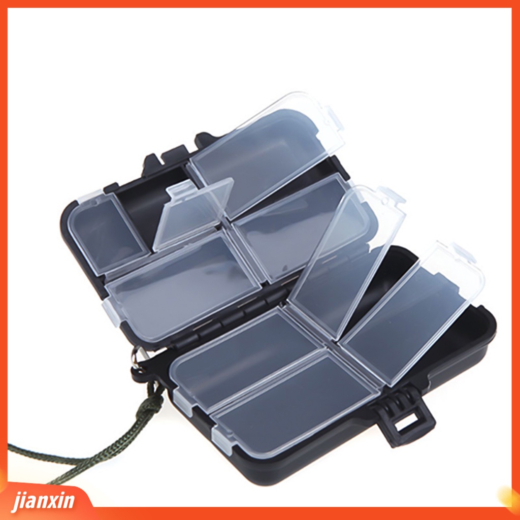 (In Stock) 9kompartemen Umpan Pancing Sendok Kait Umpan Tackle Case Kotak Plastik