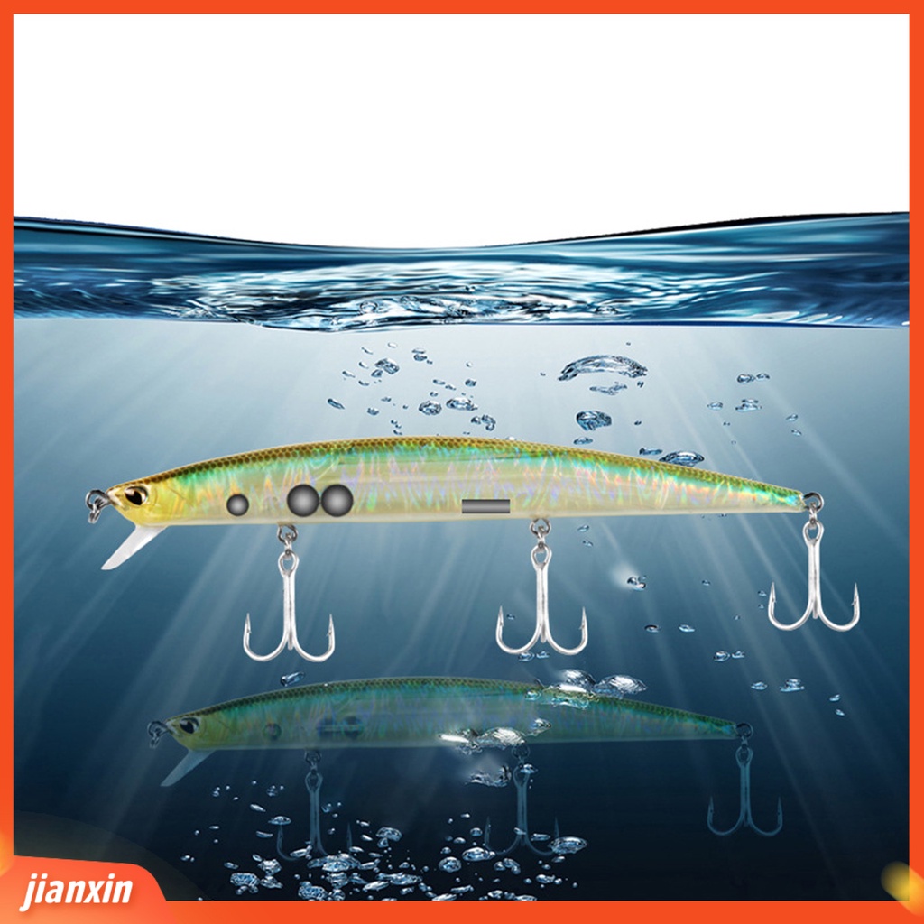 (in Stock) 14cm 18g Umpan Pancing Desain Simulasi Merampingkan Non-deformed Built-in Noise Bead Umpan Buatan Untuk Pecinta Memancing